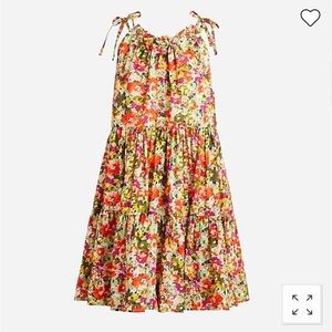 Jcrew Floral Tiered Swing Dress size 2x